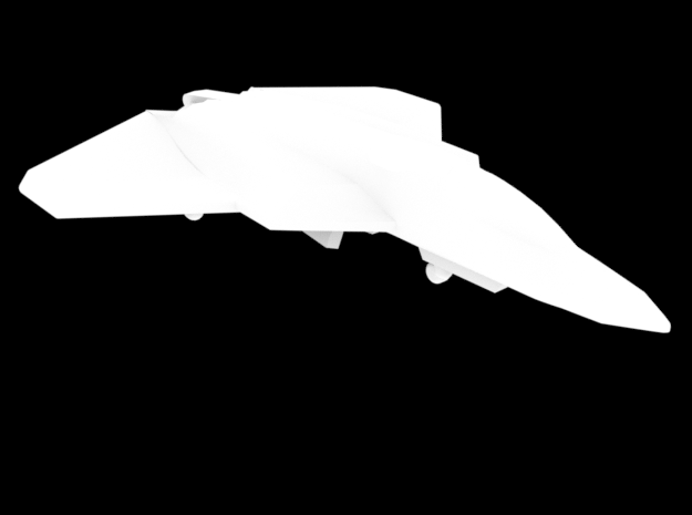 1:800 Scale F-44B Bloodhound (Loaded, Horizontal) in Tan Fine Detail Plastic
