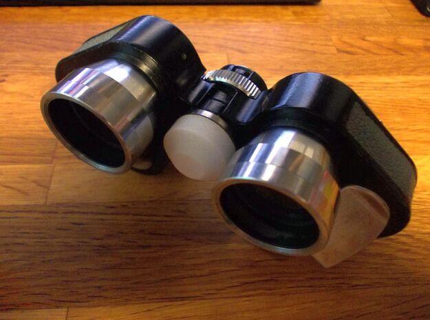 Petlux 6x25 binoculars center screw cap in White Natural Versatile Plastic