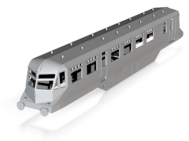 0-148fs-gwr-railcar-19-33-1a in Tan Fine Detail Plastic