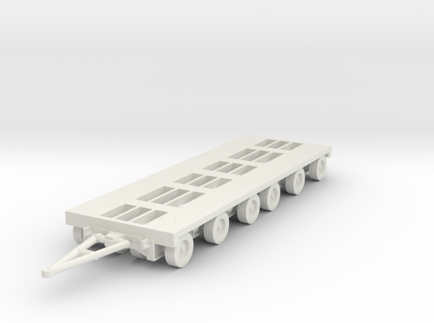 Culemeyer Trailer 6 axis 1/100 in White Natural Versatile Plastic
