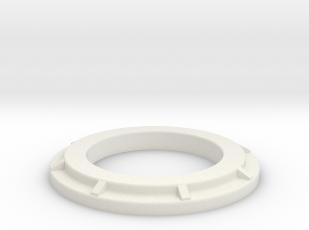 1/16 USS PCF Aft Mk.17 Mod 1 Ring Mount in White Natural Versatile Plastic