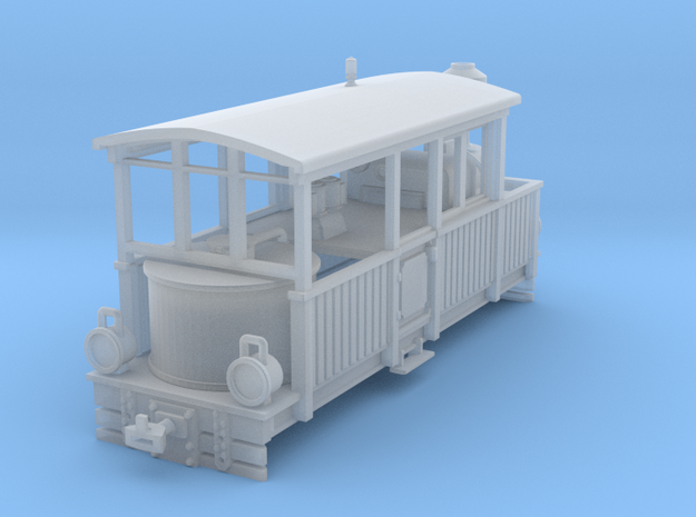 Climax Locomotive H0n30/H0e in Smooth Fine Detail Plastic