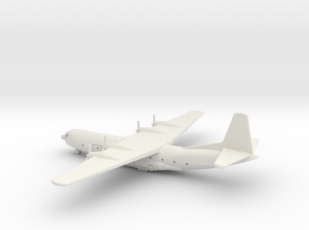 1/350 Scale Douglas C-133 Cargomaster in White Natural Versatile Plastic