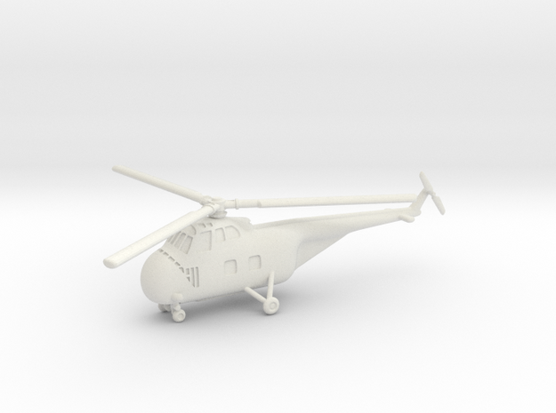 Sikorsky H-19B/D Chickasaw (S-55) 1/87 in White Natural Versatile Plastic