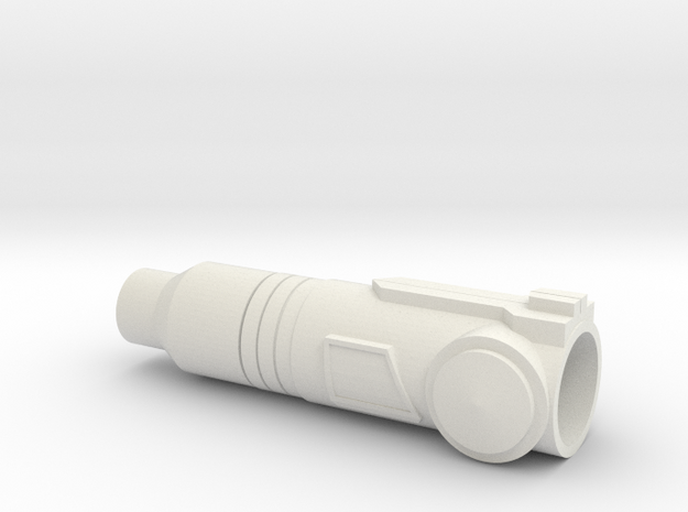Arm Cannon in White Natural Versatile Plastic