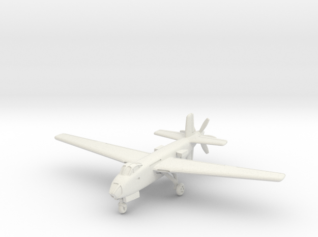 Douglas XB-42 Mixmaster 1/144 (with Landing Gear) in White Natural Versatile Plastic