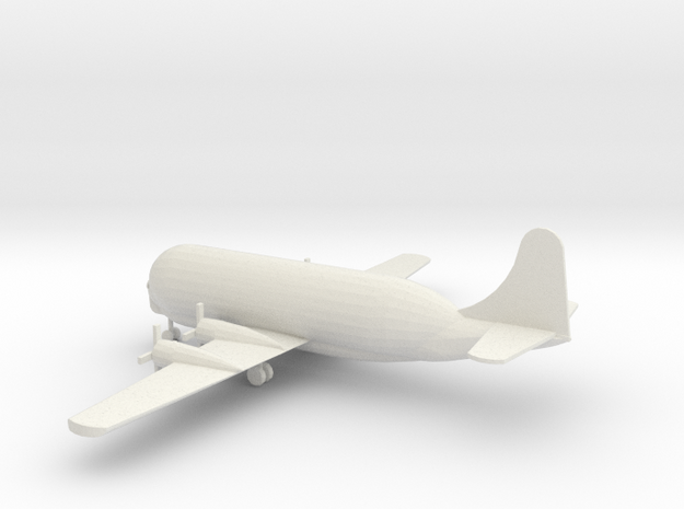 1/350 Scale Aero Spacelines Pregnant Guppy in White Natural Versatile Plastic