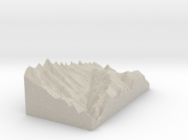 Model of Parsons Cow Camp in Natural Sandstone