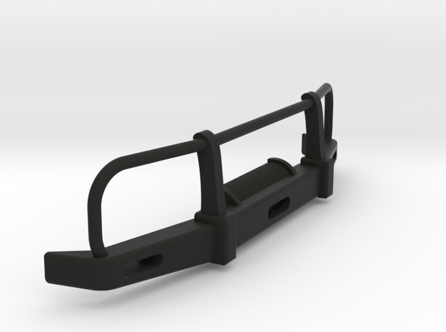 Bullbar for 4WD like Toyota Hilux 1:35 Scale in Black Natural Versatile Plastic
