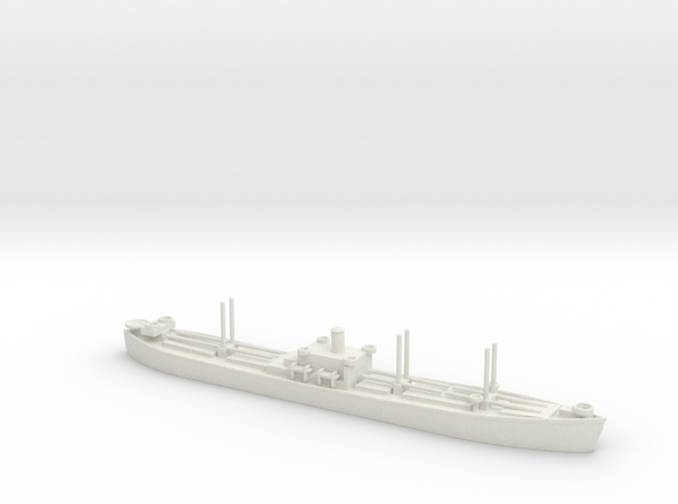 1/700 Scale Liberty Ship  Arthur M Huddell in White Natural Versatile Plastic