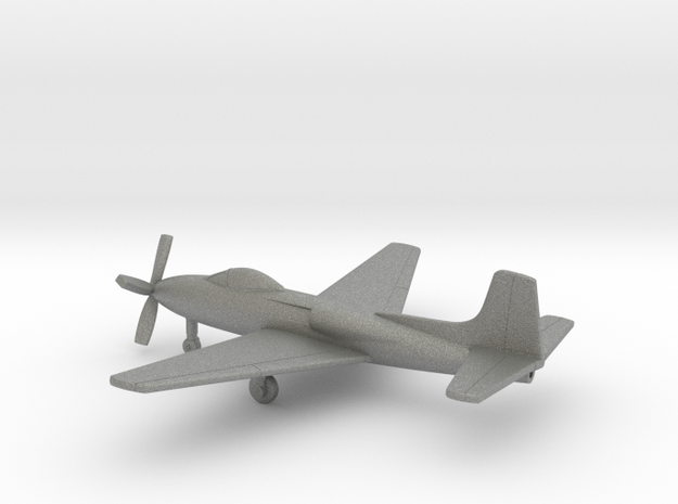 Consolidated Vultee XP-81 in Gray PA12: 1:200