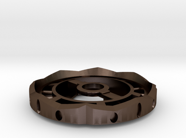 Stygian Wheel 2.0 in Polished Bronze Steel
