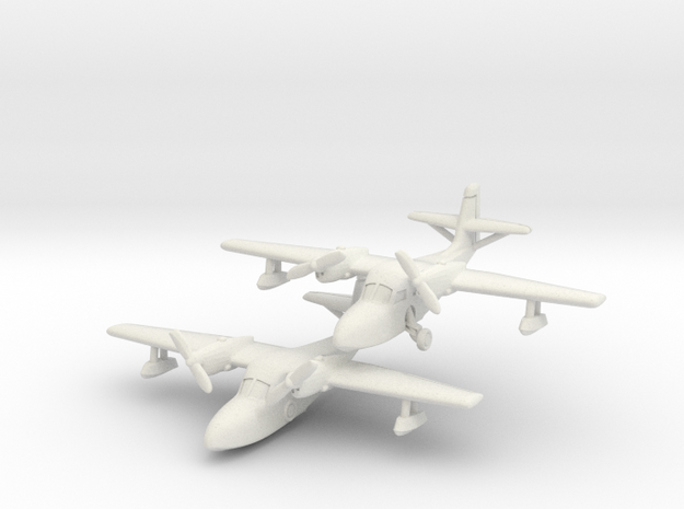 Grumman J4F Widgeon (two airplanes) 1/144 in White Natural Versatile Plastic