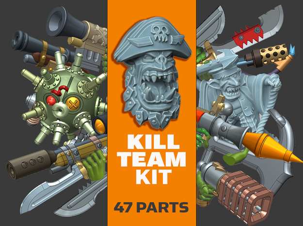 Brewguzzla's Buccaneers : Kill Team Kit in Tan Fine Detail Plastic