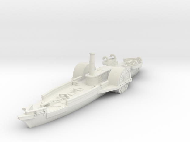 1/700 USS Saginaw in White Natural Versatile Plastic