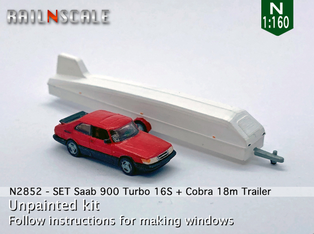 SET Saab 900 & Cobra 18m (N 1:160)