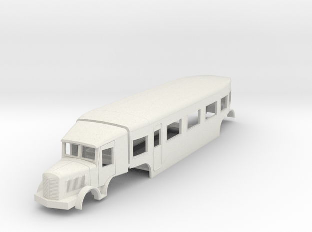 o-100-micheline-type-11-railcar in White Natural Versatile Plastic