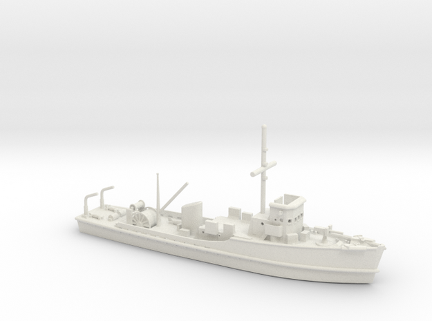 1/200 Scale Adjutant Class Minesweeper AMS-60 in White Natural Versatile Plastic