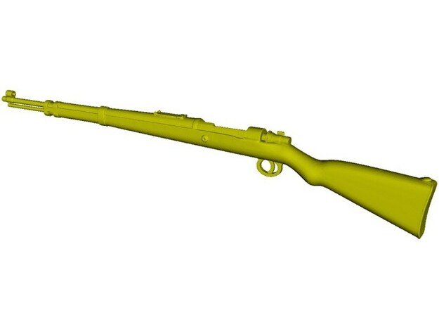 1/24 scale Mauser Karabiner K-98k Kurz rifle x 1 in Clear Ultra Fine Detail Plastic