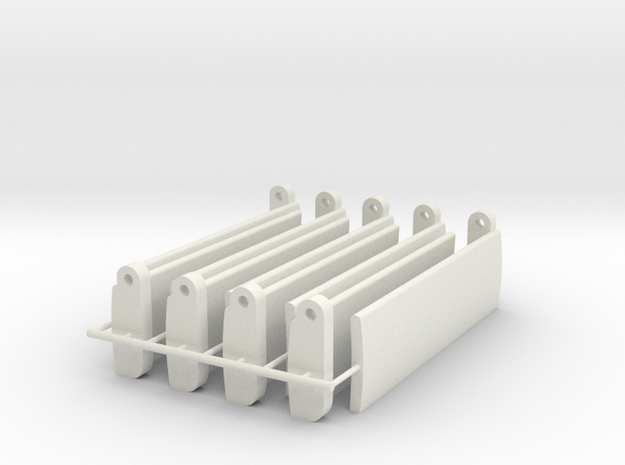 800 Roban EC135 Right Hand side Rectifier in White Natural Versatile Plastic