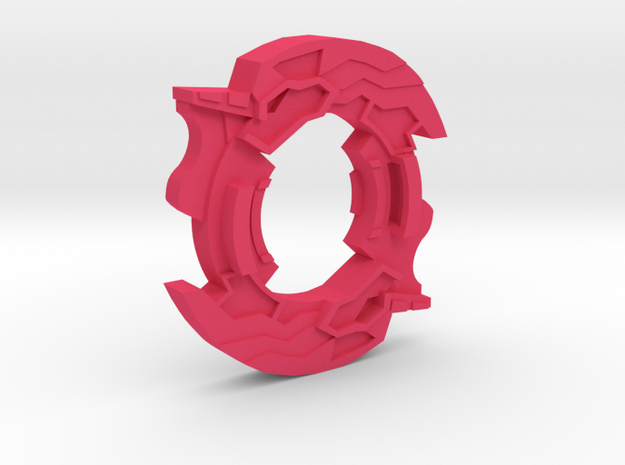 Beyblade Unicolyon attack ring in Pink Processed Versatile Plastic