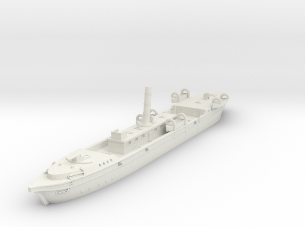 1/600 USS Memphis in White Natural Versatile Plastic