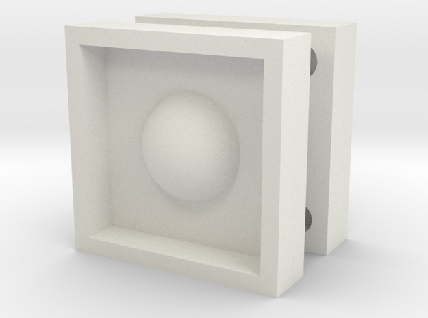 round mould box in White Natural Versatile Plastic