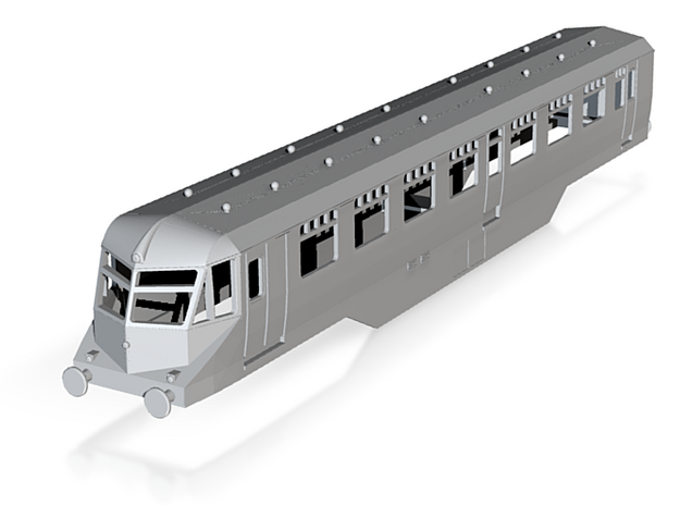 0-120fs-gwr-railcar-buffet-36-38-1a in Tan Fine Detail Plastic