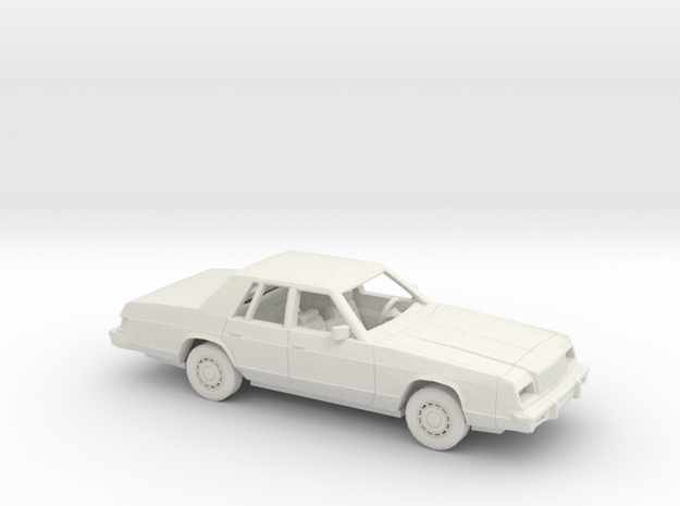 1/43 1979-81 Dodge StRegis Kit in White Natural Versatile Plastic