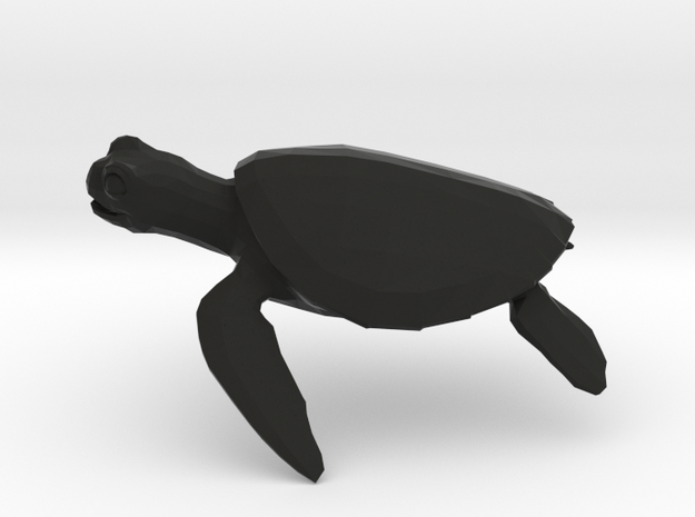 Turtle in Black Natural TPE (SLS)