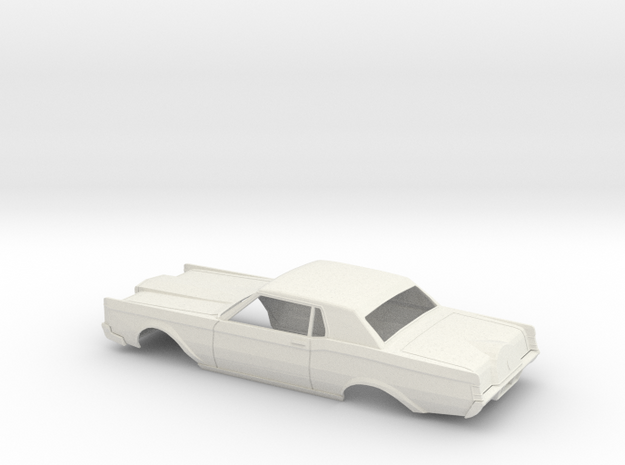 1/24 1968-71 Lincoln Mark III Shell in White Natural Versatile Plastic