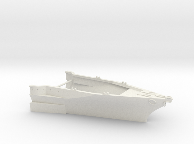 1/200 USS New Mexico (1944) Bow (Waterline) in White Natural Versatile Plastic