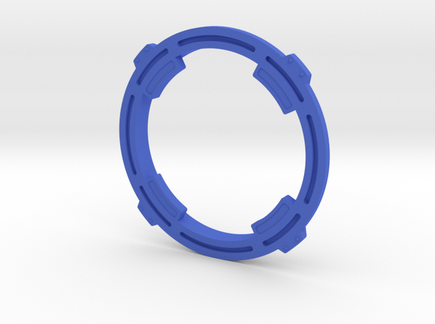 Bey Dranzer V2 Support Part (Cross Survivor) in Blue Processed Versatile Plastic