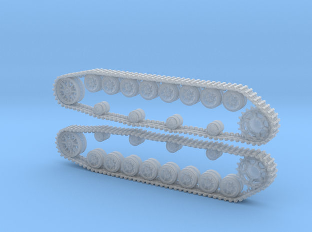 1:56 Panzer IV Type 2 Track Links - Ausf D in Smooth Fine Detail Plastic