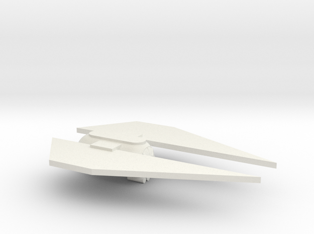 TIE Striker: Wings Flat in White Natural Versatile Plastic