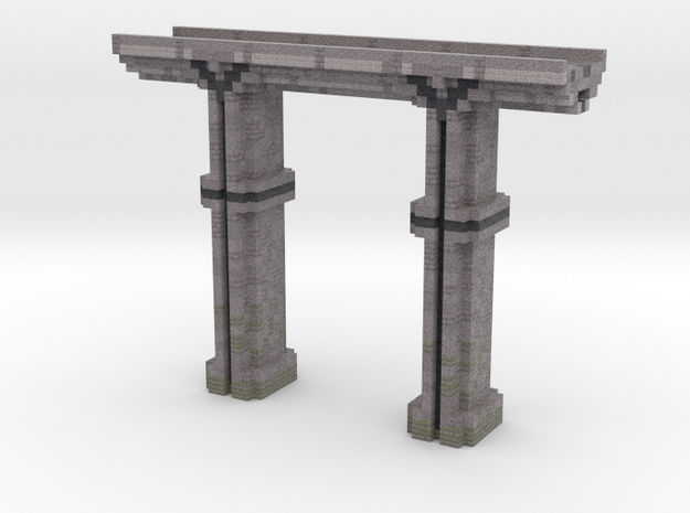Minecraft Bridge Type2 in Natural Full Color Sandstone