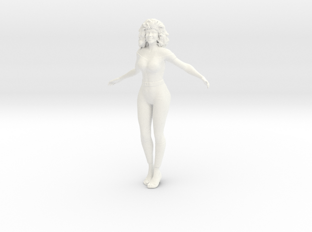 Grease - Sandy - 1:18 in White Processed Versatile Plastic