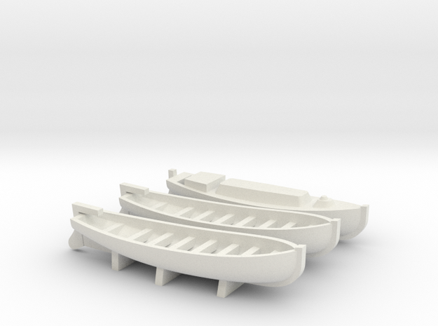 1/144 RN Giulio Cesare Boats in White Natural Versatile Plastic