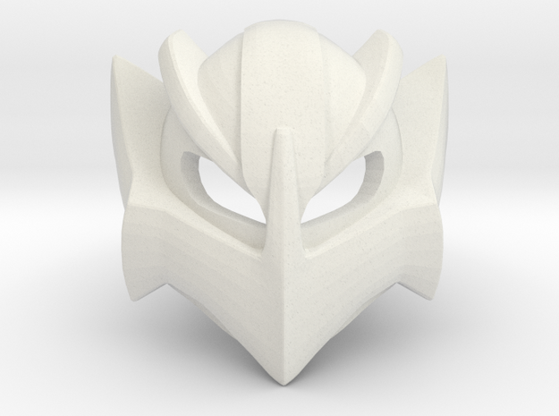 Mask of Distortion in White Natural Versatile Plastic