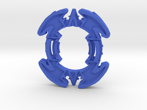 Beyblade Dranzer V2 | Plastic Gen Attack Ring in Blue Processed Versatile Plastic