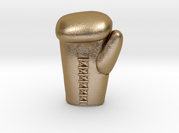 boxing glove in Polished Gold Steel