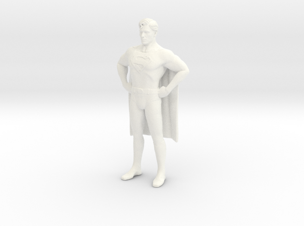 Superman - Christopher Reeves in White Processed Versatile Plastic