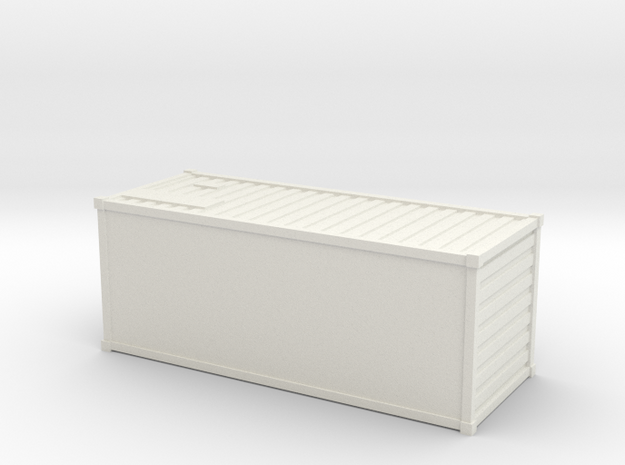 Container (N scale) in White Natural Versatile Plastic