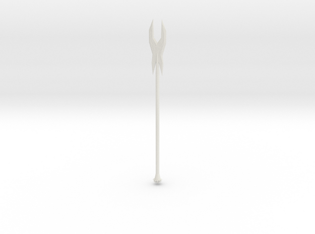 Deadly Spear in White Natural Versatile Plastic