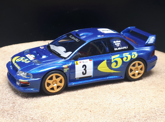8x4.5 Speedline Prodrive WRC Subaru Impreza in Tan Fine Detail Plastic