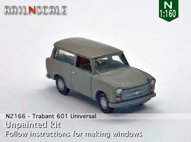 Trabant 601 Universal '65 (N 1:160) in Tan Fine Detail Plastic