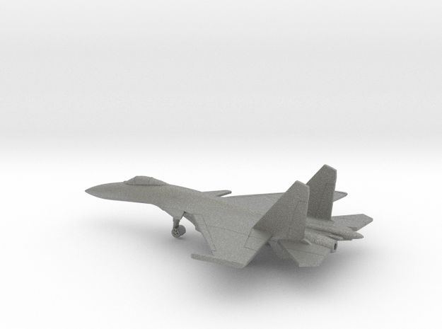 Sukhoi Su-33 Flanker-D in Gray PA12: 6mm
