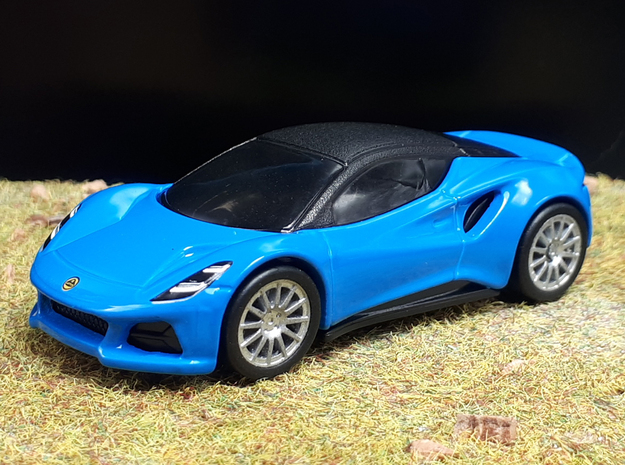 11.5x5mm Lotus Emira in Tan Fine Detail Plastic