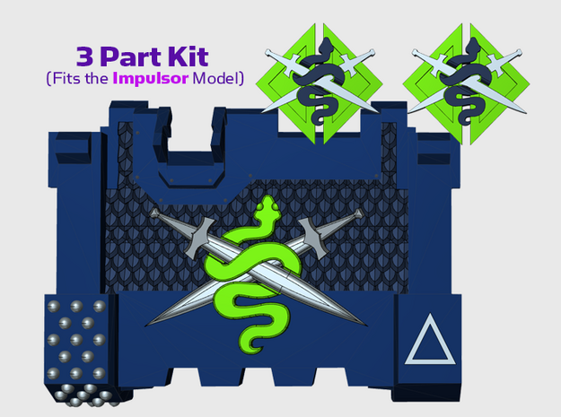 Shadow Vipers : Impala Branding Kit 2 in Tan Fine Detail Plastic