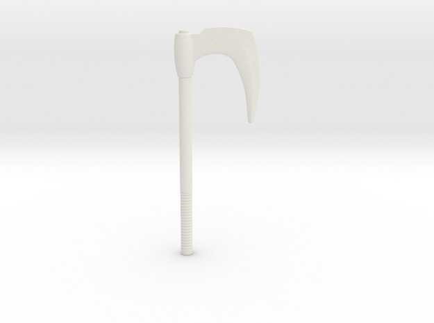 Galaxy Warriors Axe 1 Vintage in White Natural Versatile Plastic